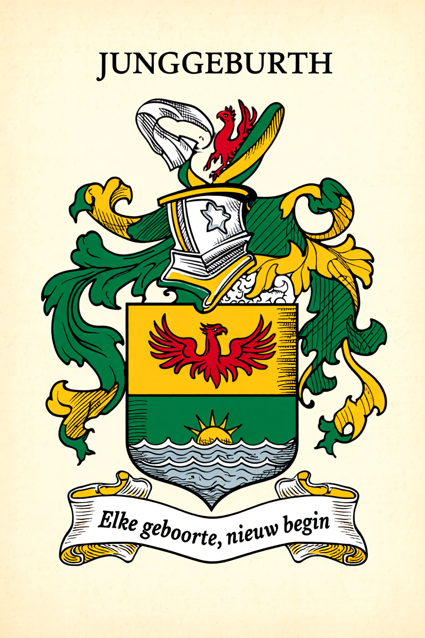 Familiewapen van de achternaam JUNGGEBURTH