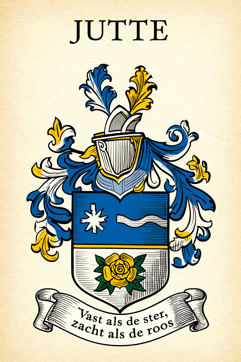 Familiewapen van de achternaam JUTTE