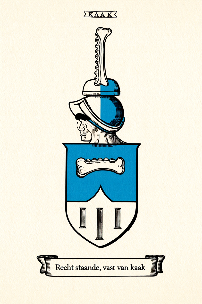 Familiewapen van de achternaam KAAK (vergrendeld)