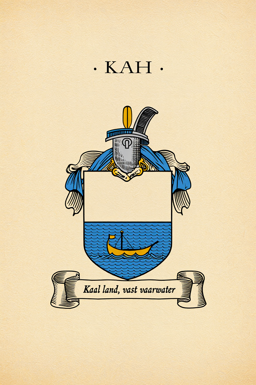 Familiewapen van de achternaam KAH