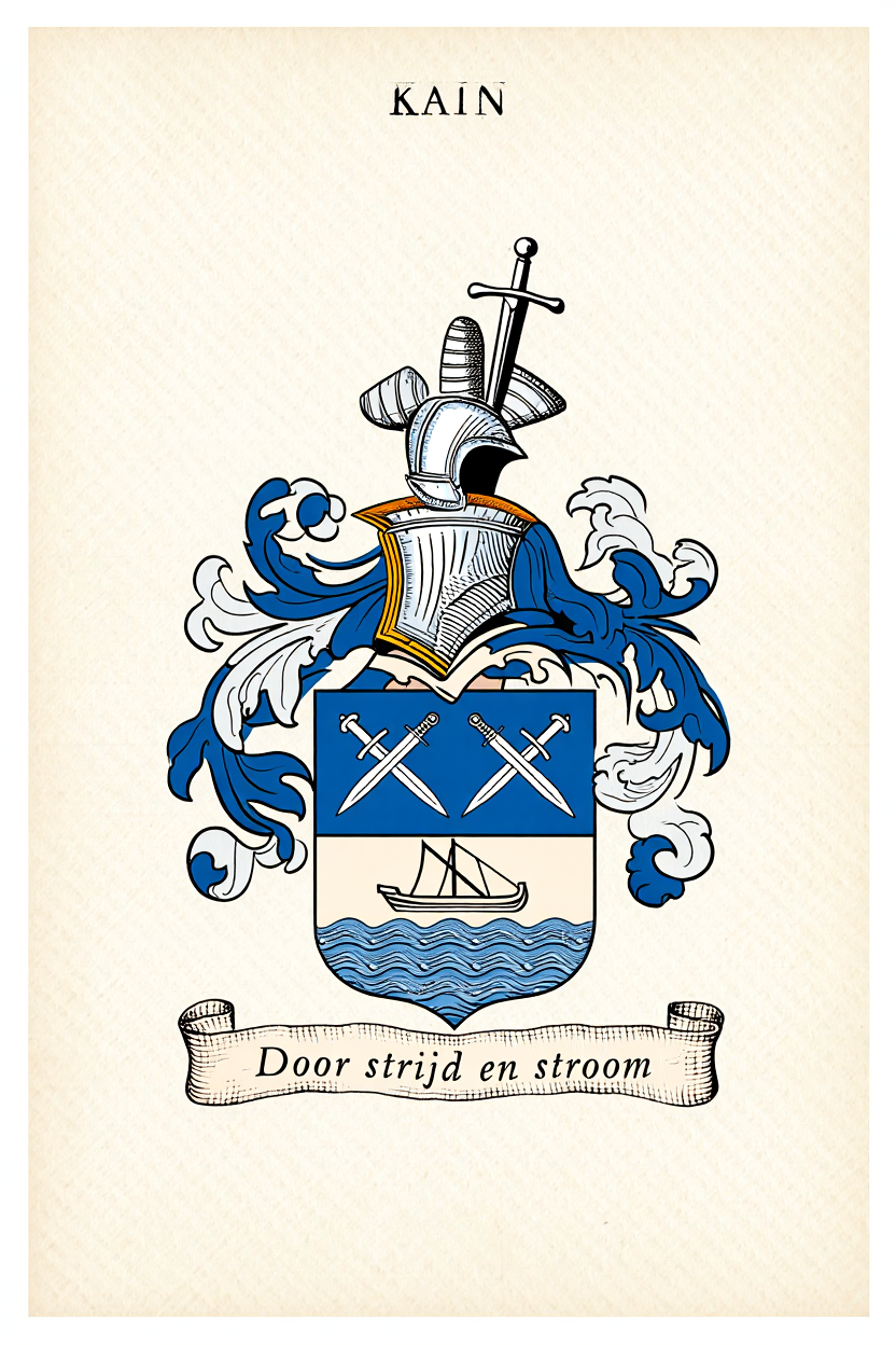 Familiewapen van de achternaam KAIN