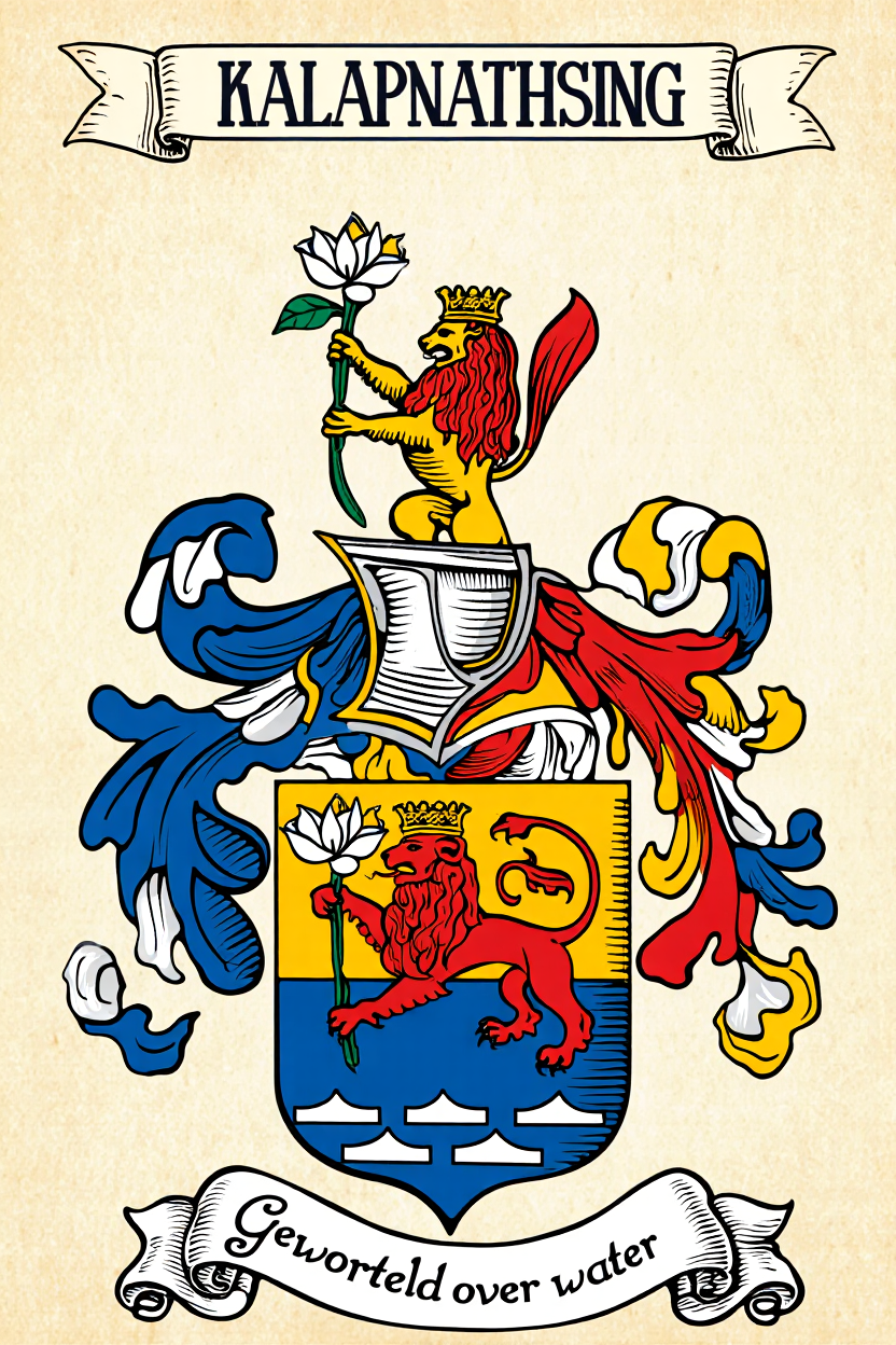 Familiewapen van de achternaam KALAPNATHSING