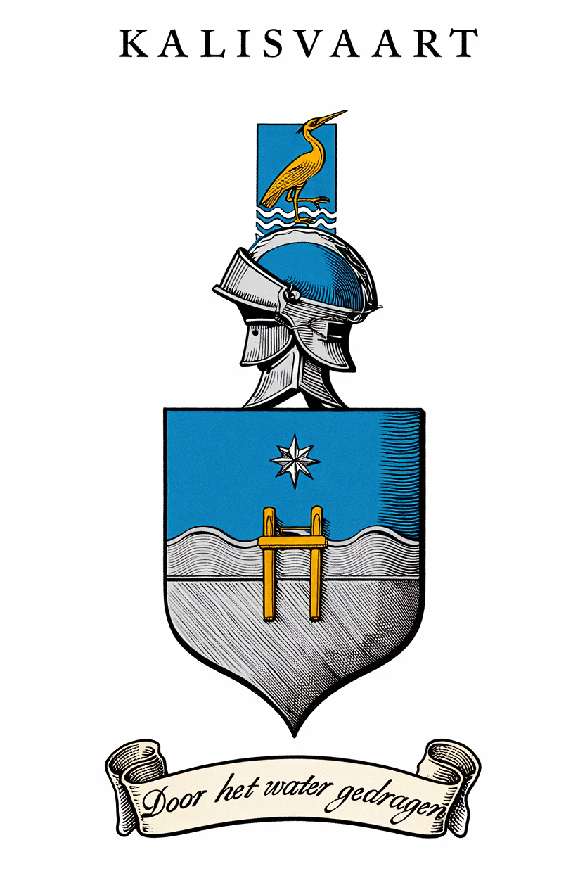 Familiewapen van de achternaam KALISVAART (vergrendeld)