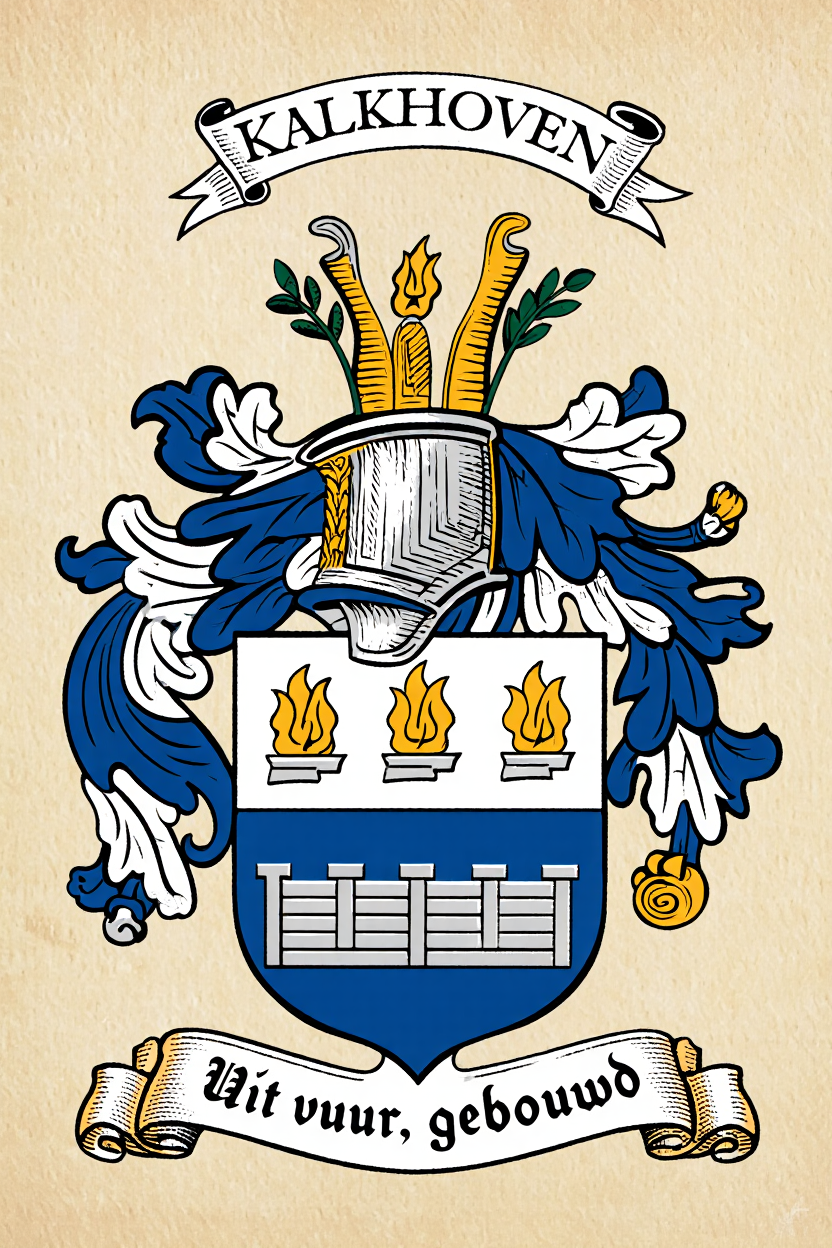 Familiewapen van de achternaam KALKHOVEN