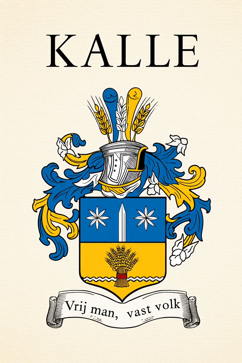 Familiewapen van de achternaam KALLE