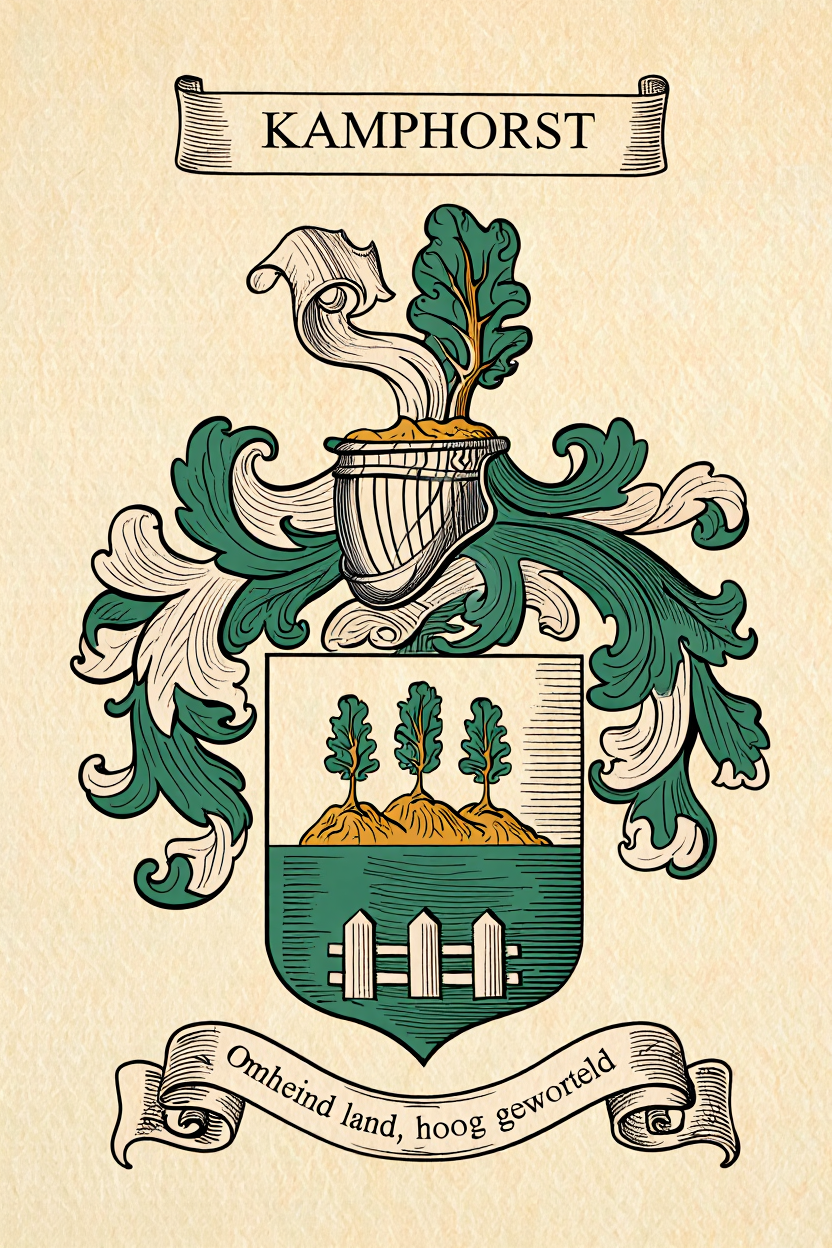 Familiewapen van de achternaam KAMPHORST