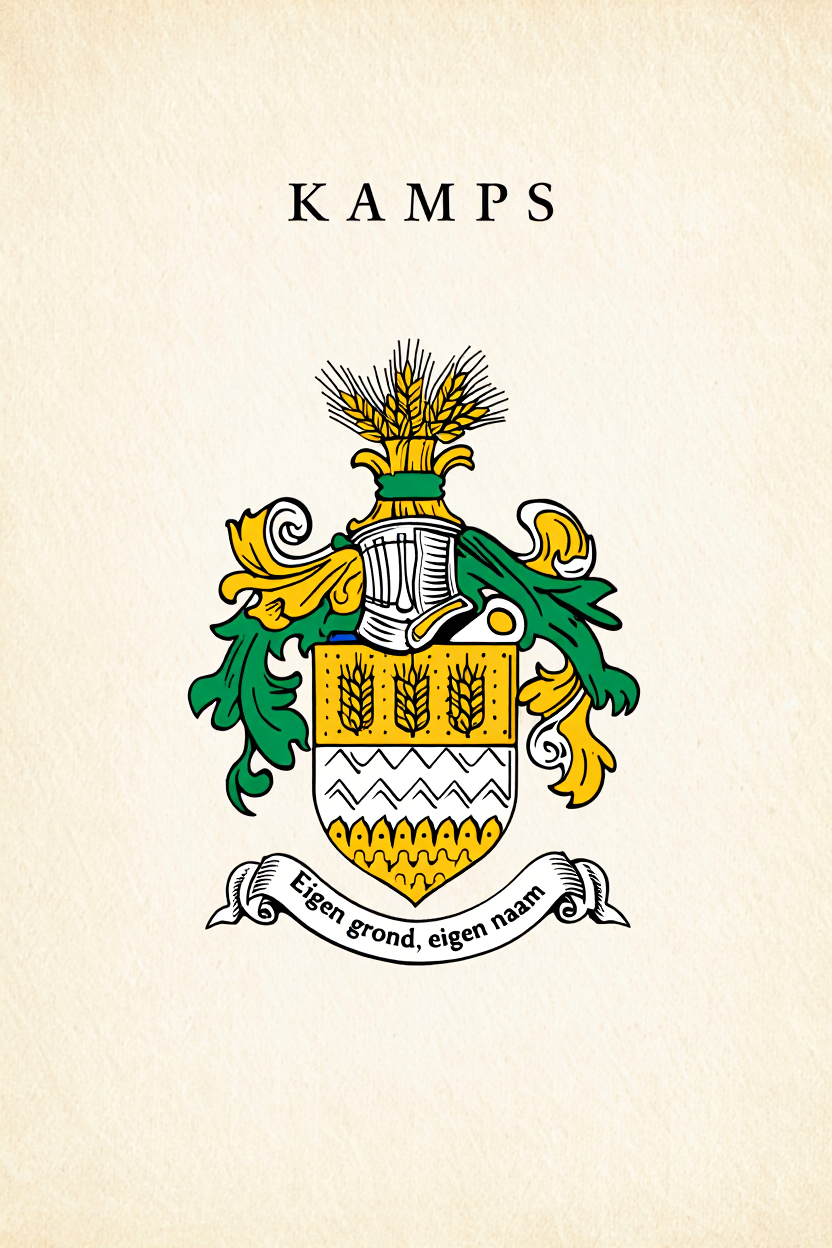 Familiewapen van de achternaam KAMPS