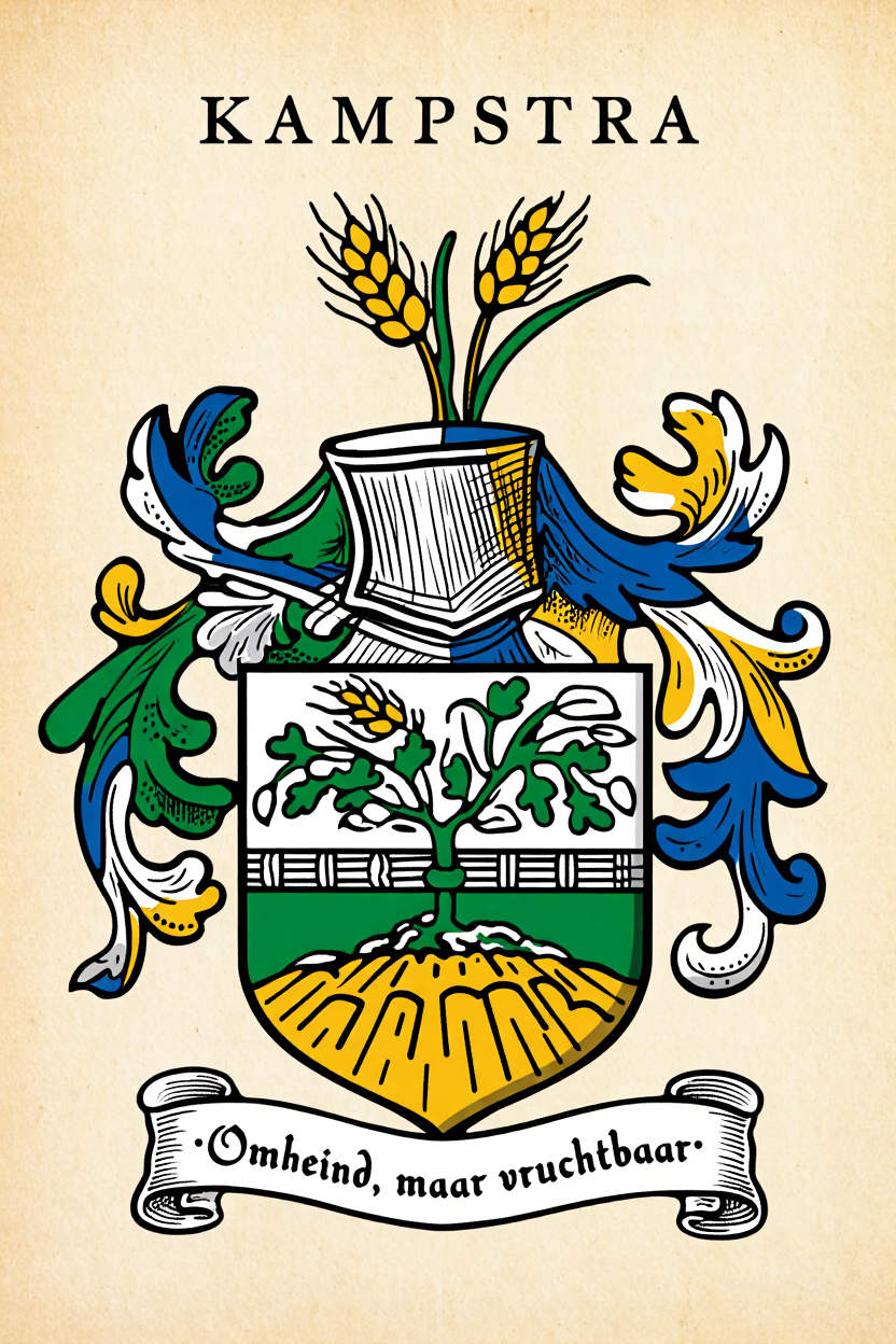 Familiewapen van de achternaam KAMPSTRA