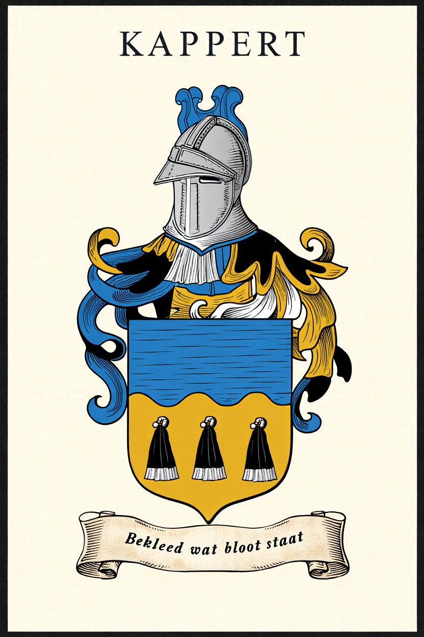 Familiewapen van de achternaam KAPPERT