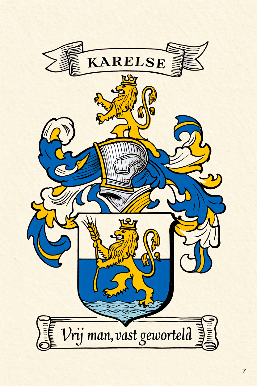 Familiewapen van de achternaam KARELSE