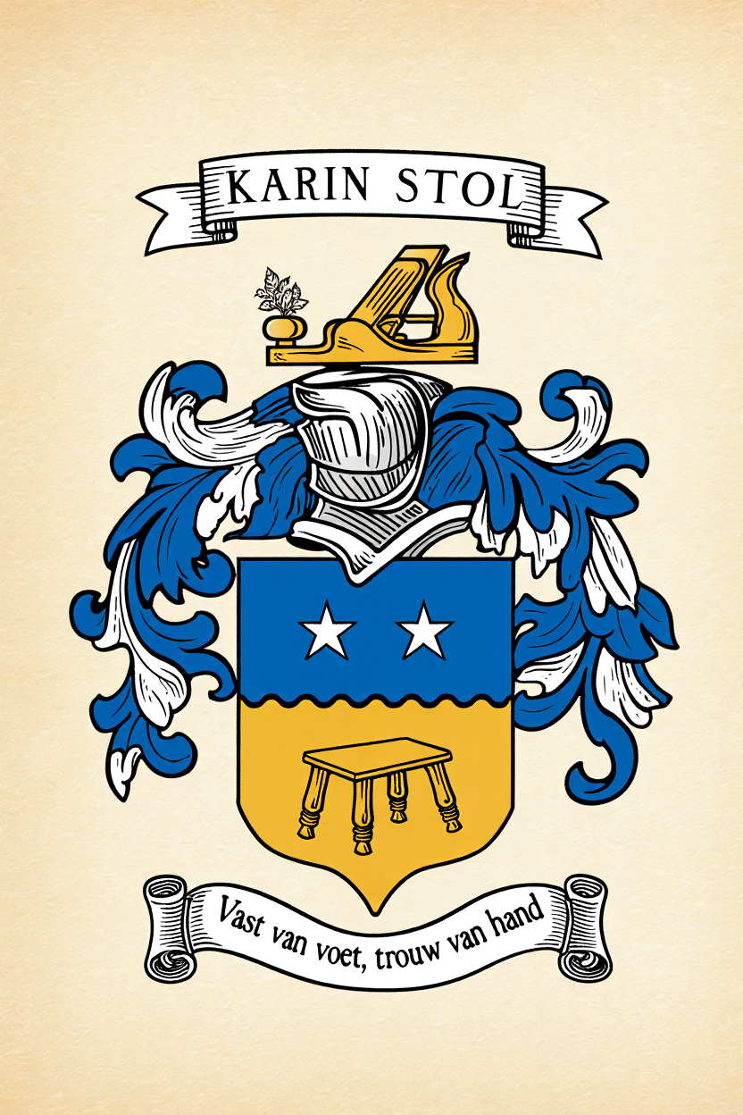 Familiewapen van de achternaam KARIN STOL