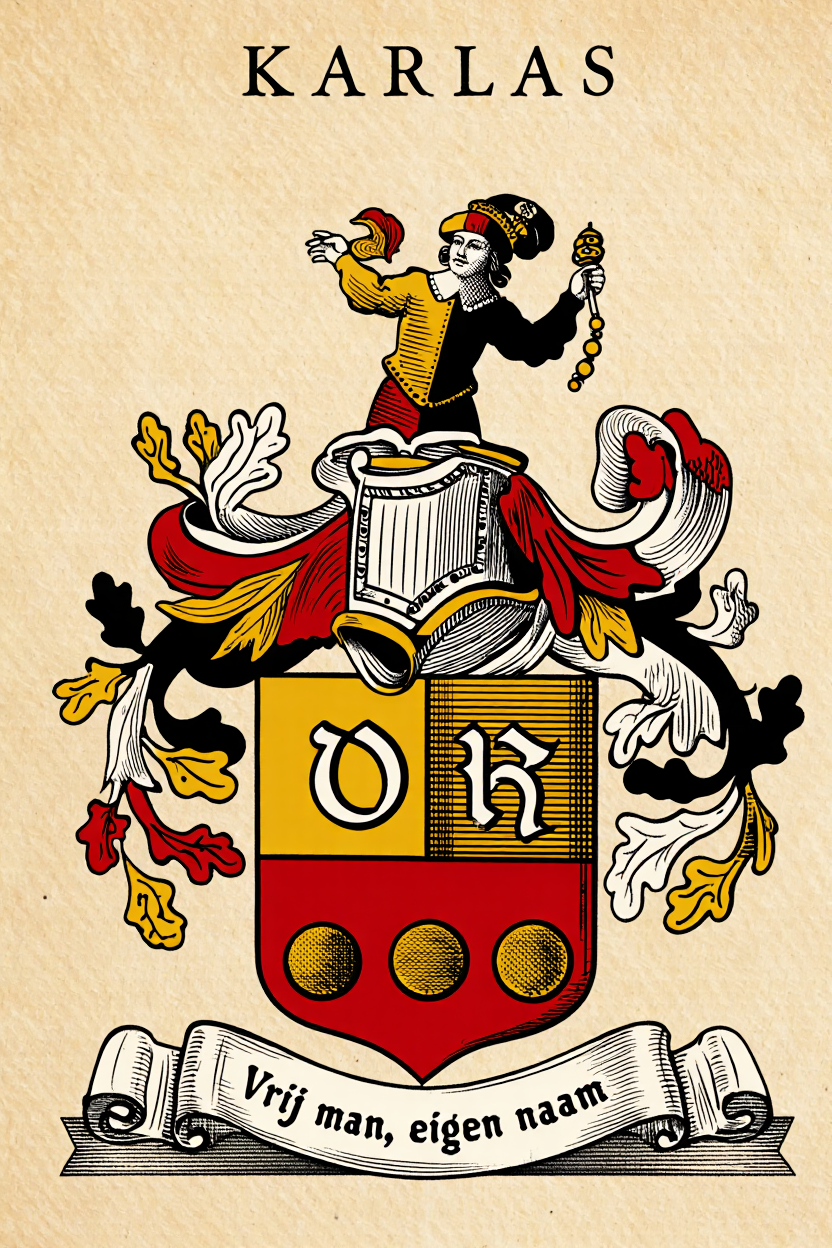 Familiewapen van de achternaam KARLAS