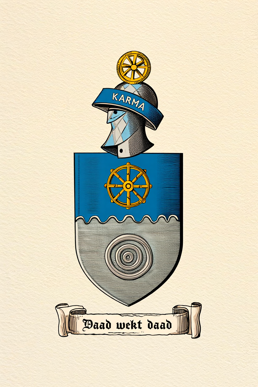 Familiewapen van de achternaam KARMA (vergrendeld)
