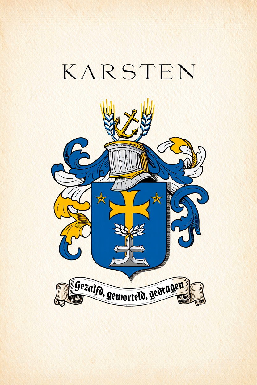 Familiewapen van de achternaam KARSTEN