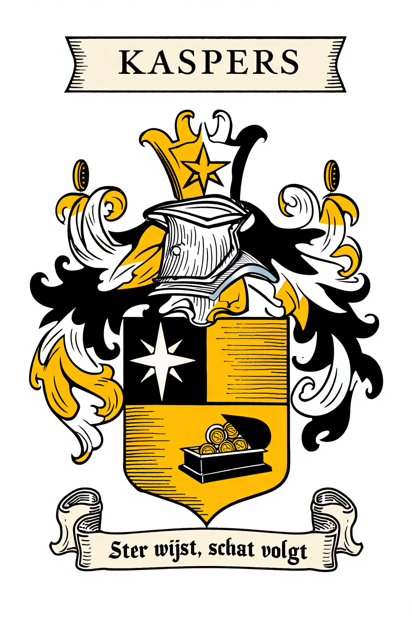 Familiewapen van de achternaam KASPERS