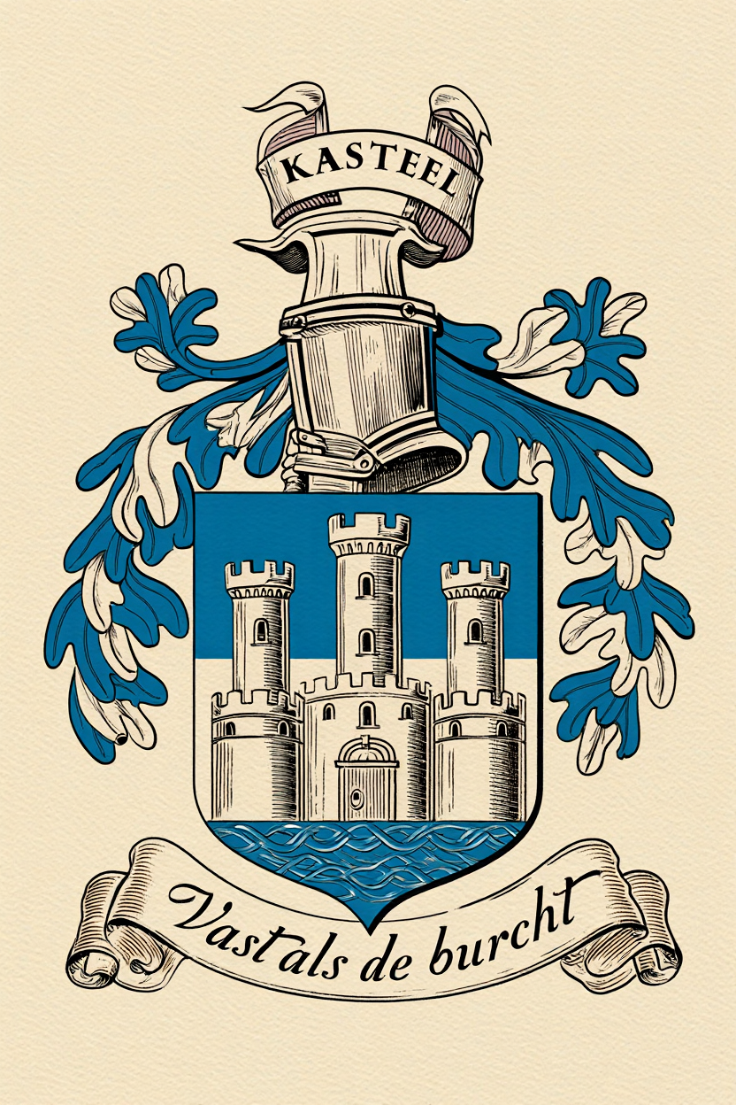 Familiewapen van de achternaam KASTEEL