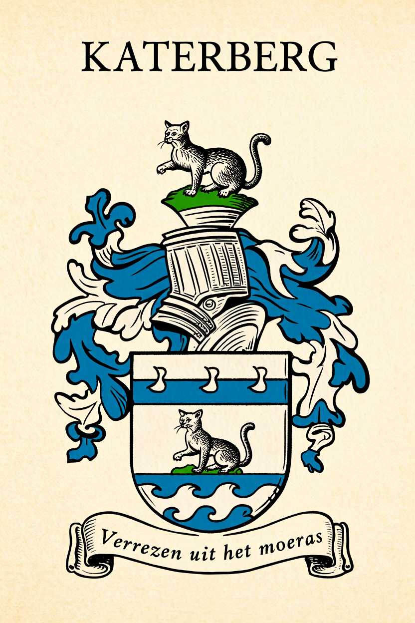 Familiewapen van de achternaam KATERBERG
