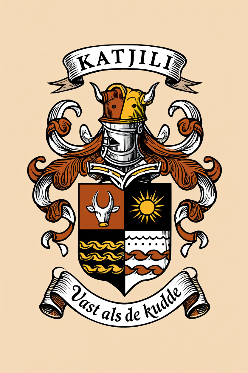 Familiewapen van de achternaam KATJILI
