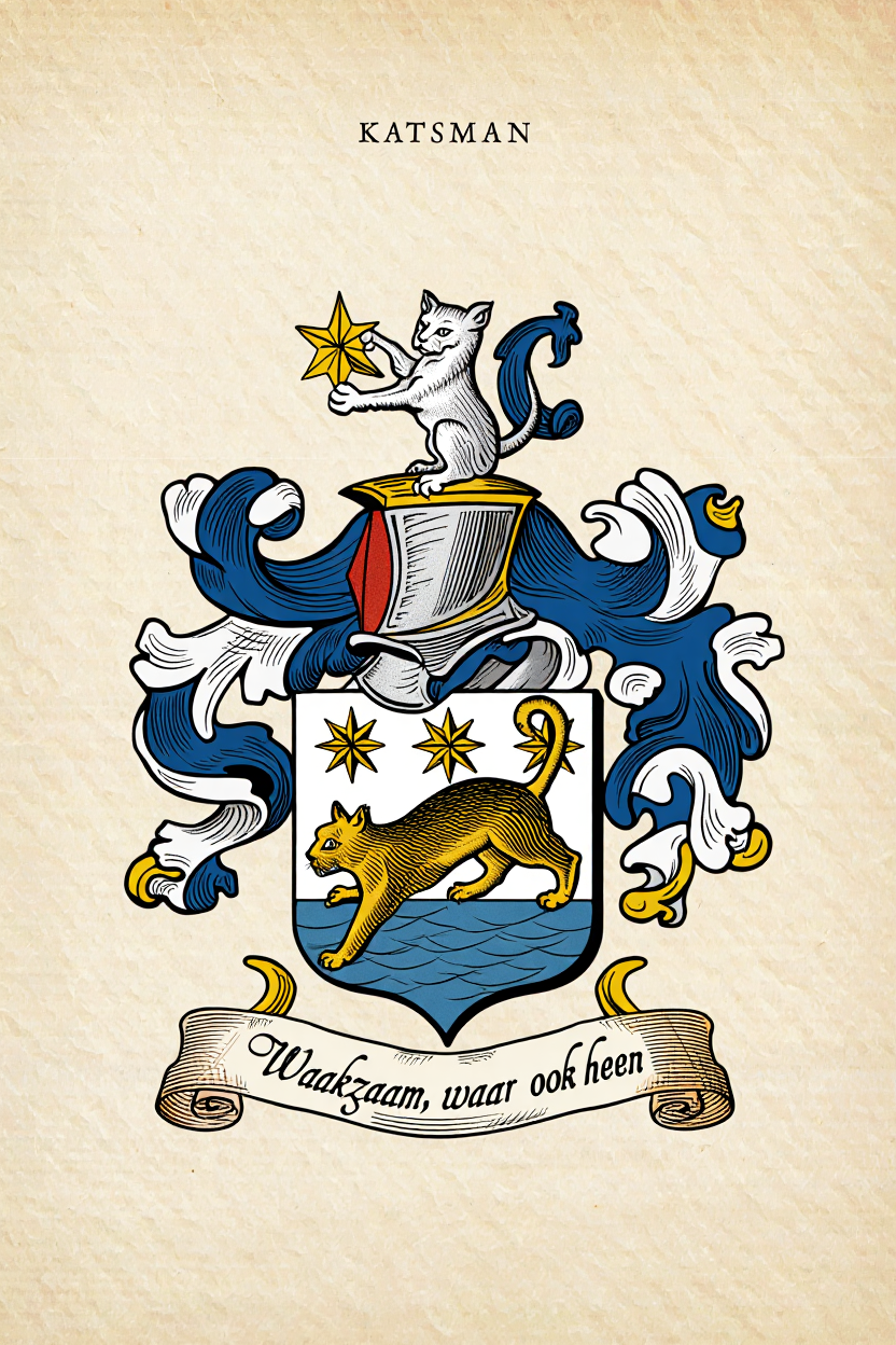 Familiewapen van de achternaam KATSMAN