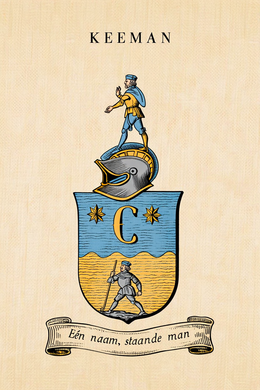 Familiewapen van de achternaam KEEMAN