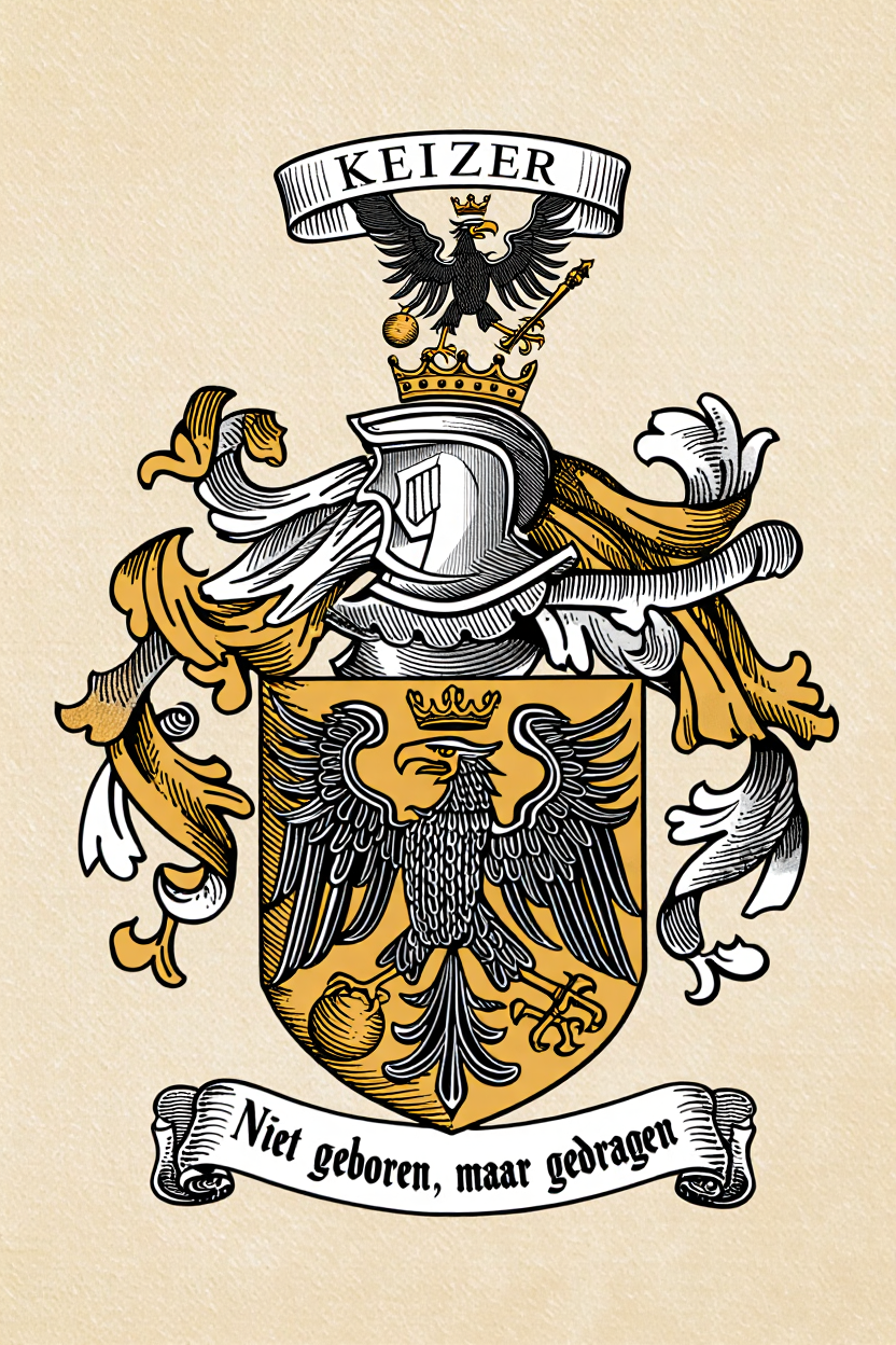Familiewapen van de achternaam KEIZER