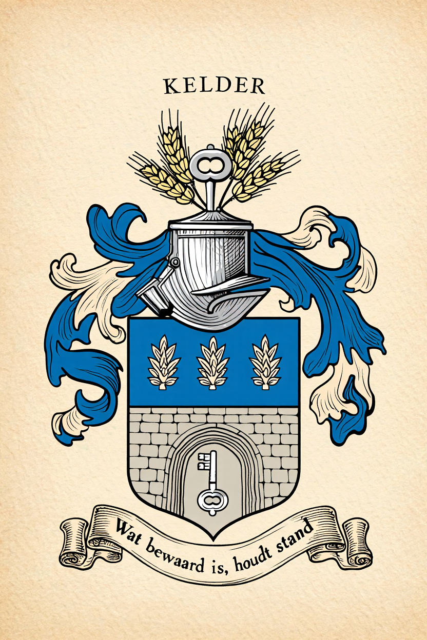 Familiewapen van de achternaam KELDER