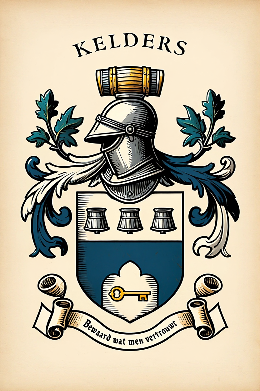 Familiewapen van de achternaam KELDERS