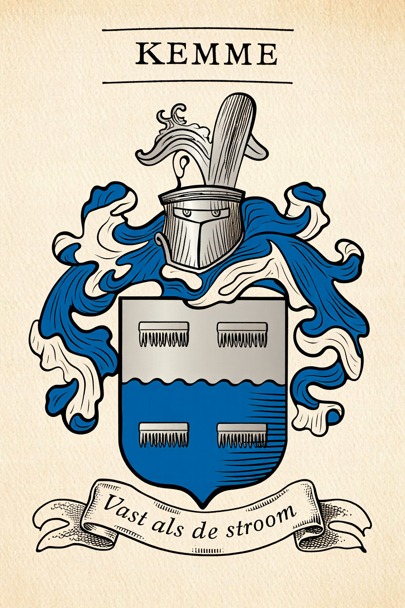 Familiewapen van de achternaam KEMME