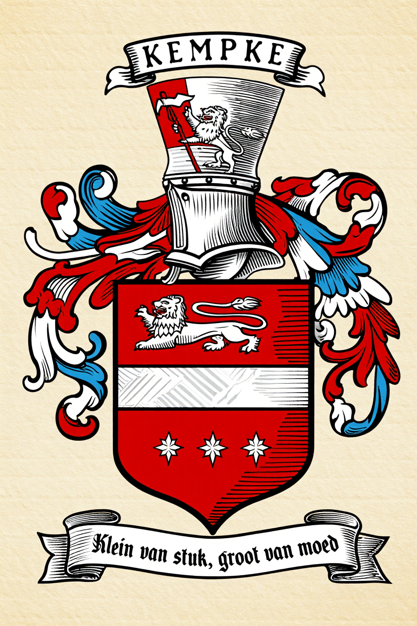 Familiewapen van de achternaam KEMPKE