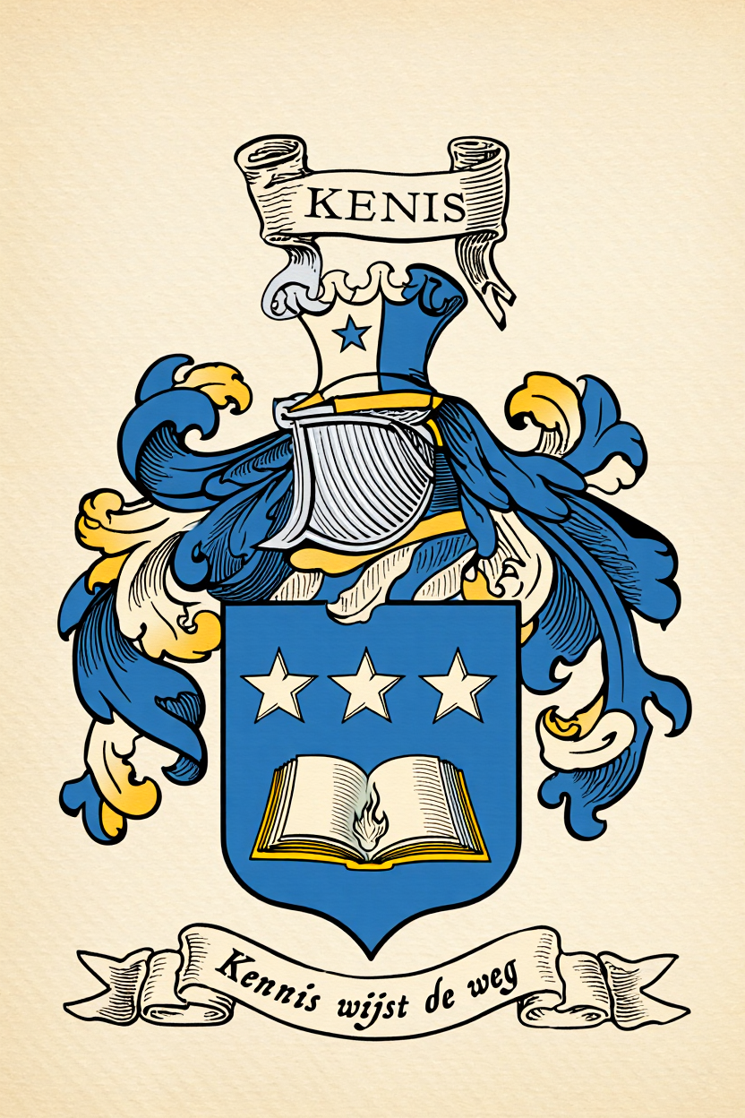 Familiewapen van de achternaam KENIS (vergrendeld)