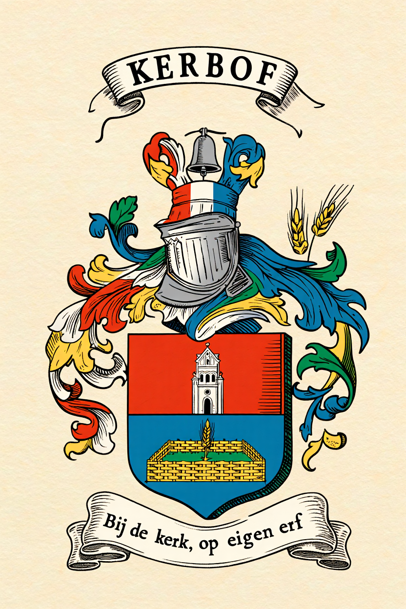 Familiewapen van de achternaam KERBOF