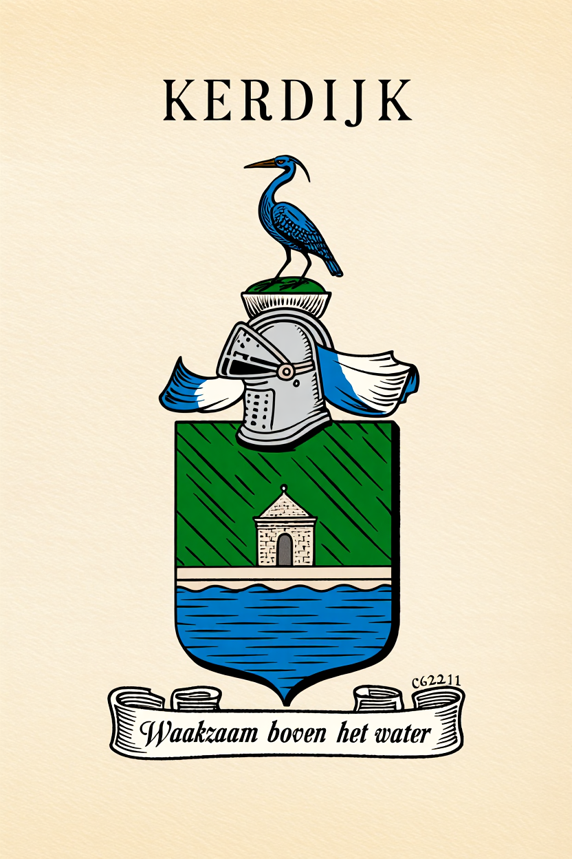 Familiewapen van de achternaam KERDIJK