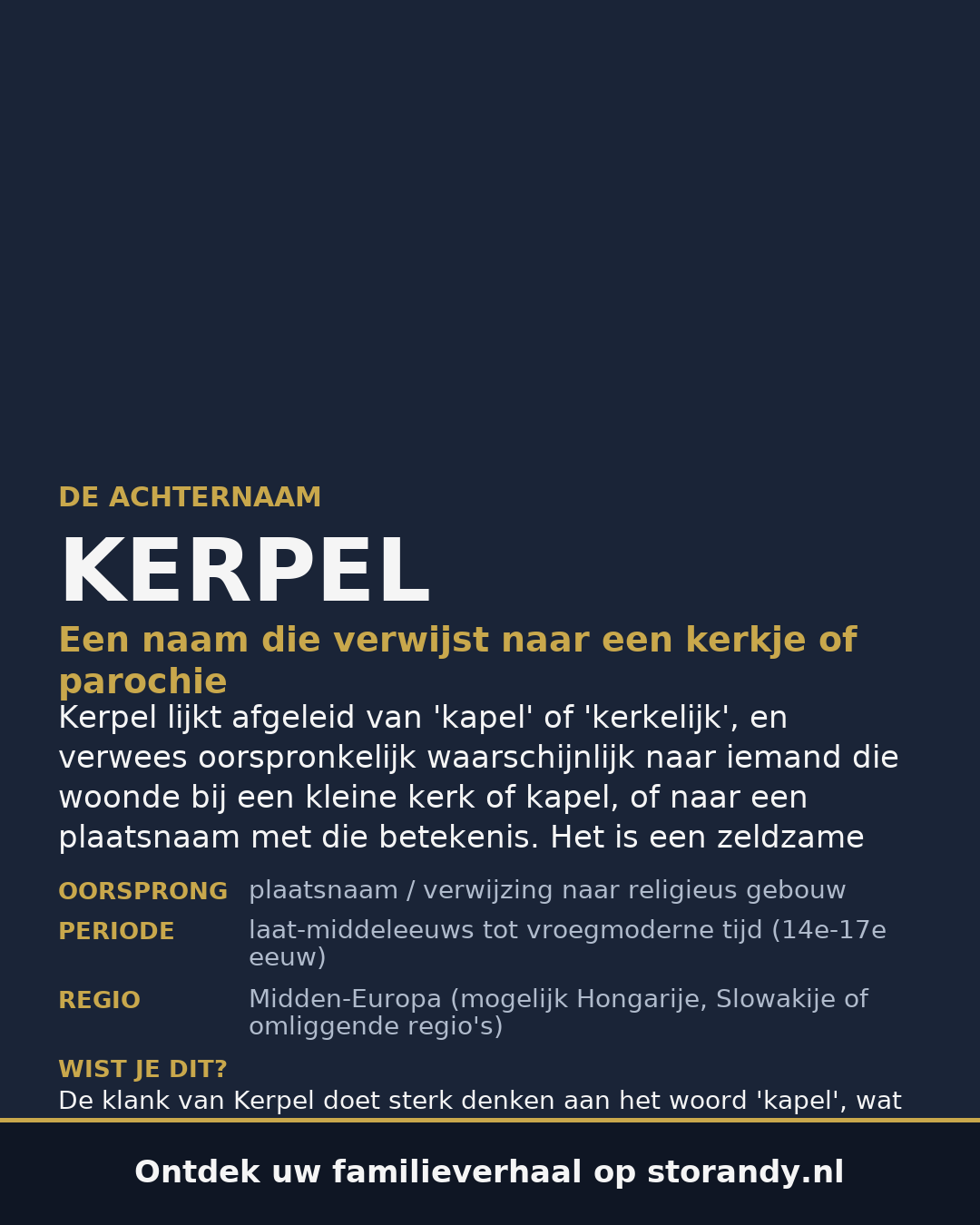 Familiewapen van de achternaam KERPEL