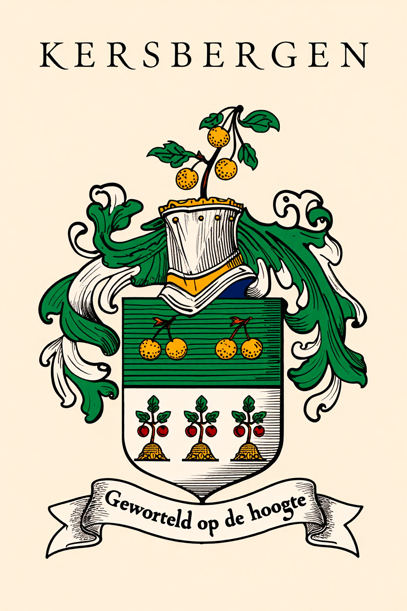 Familiewapen van de achternaam KERSBERGEN