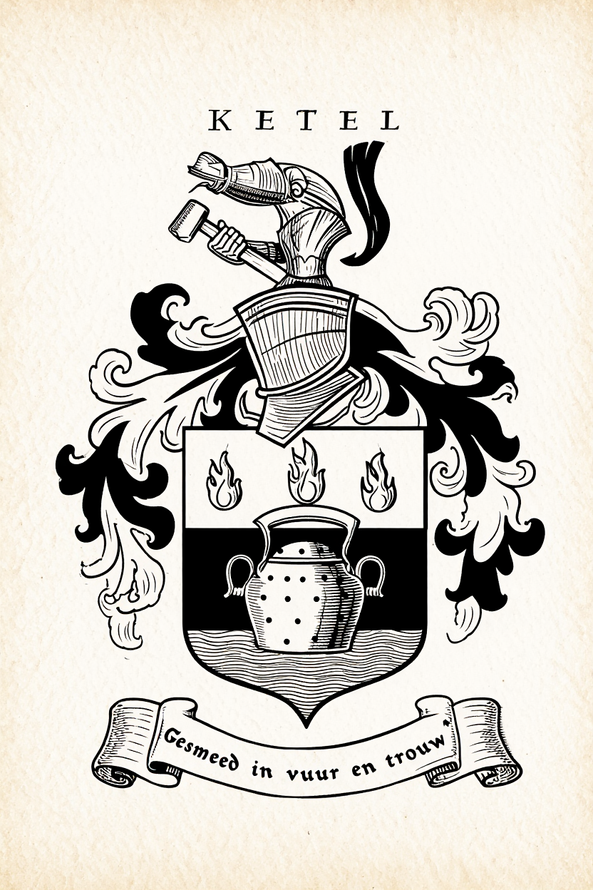 Familiewapen van de achternaam KETEL