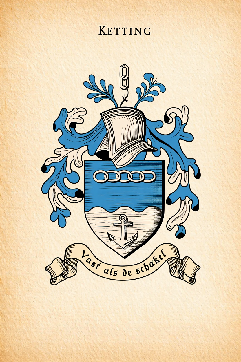 Familiewapen van de achternaam KETTING