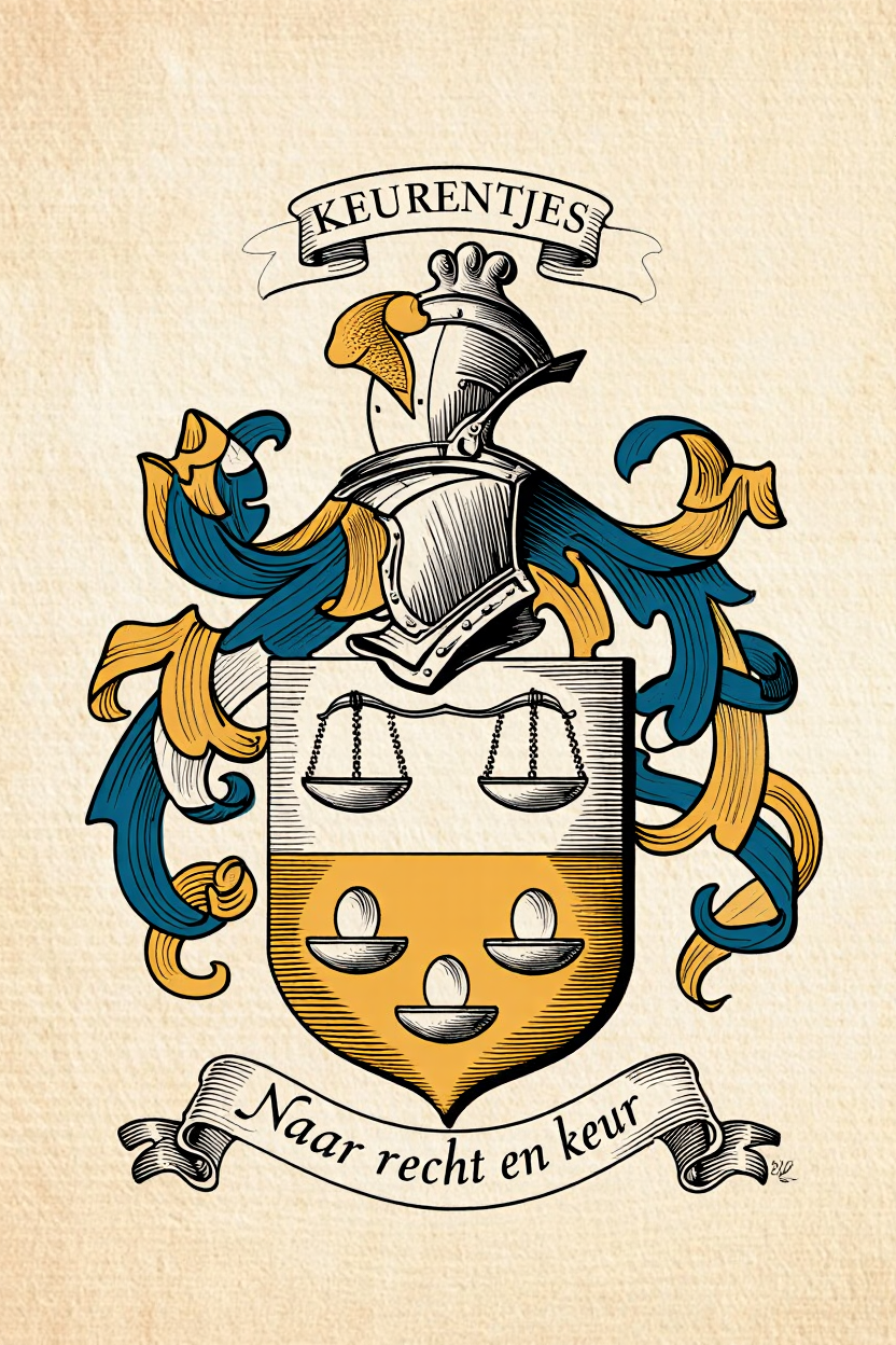 Familiewapen van de achternaam KEURENTJES (vergrendeld)