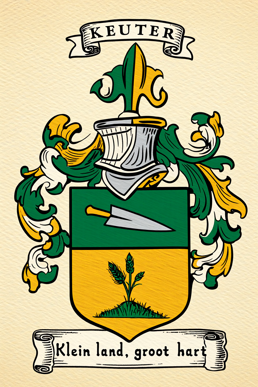 Familiewapen van de achternaam KEUTER