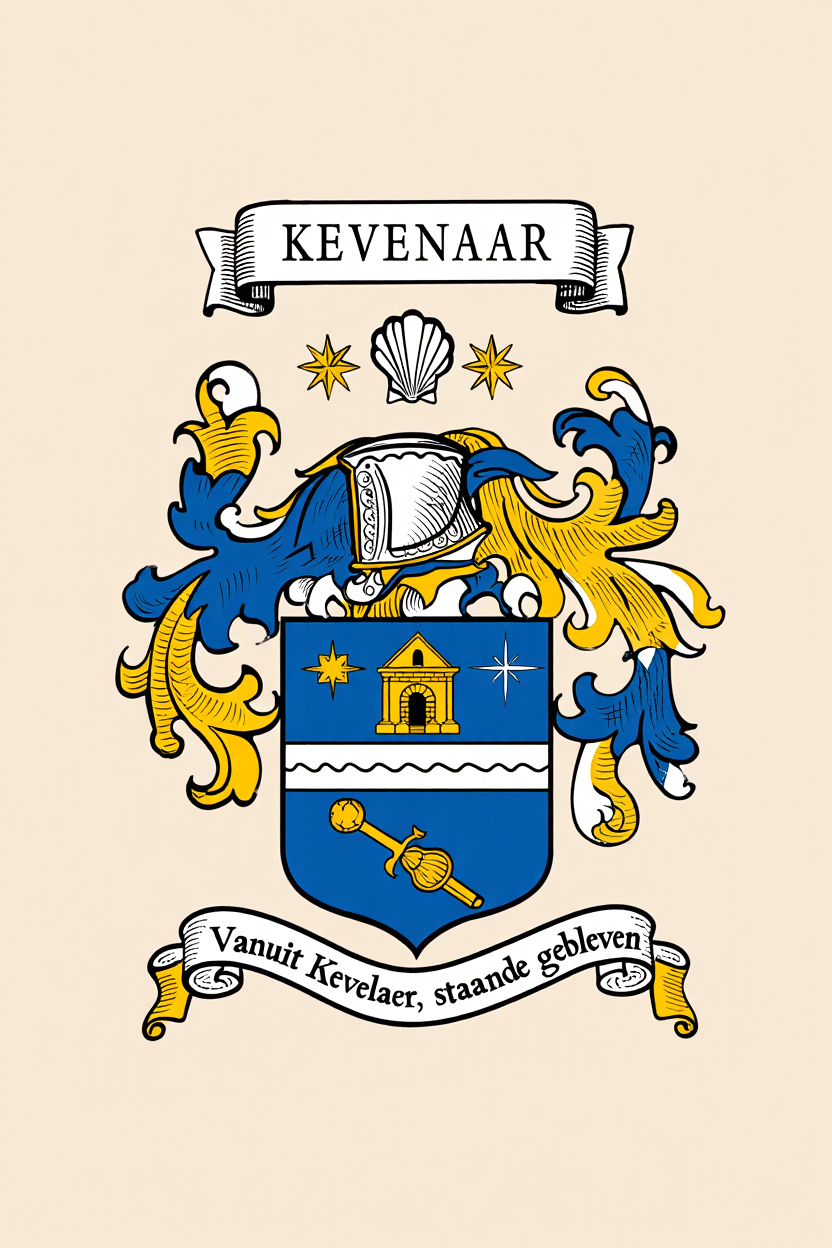 Familiewapen van de achternaam KEVENAAR