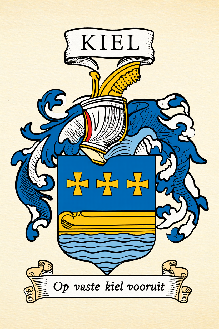 Familiewapen van de achternaam KIEL