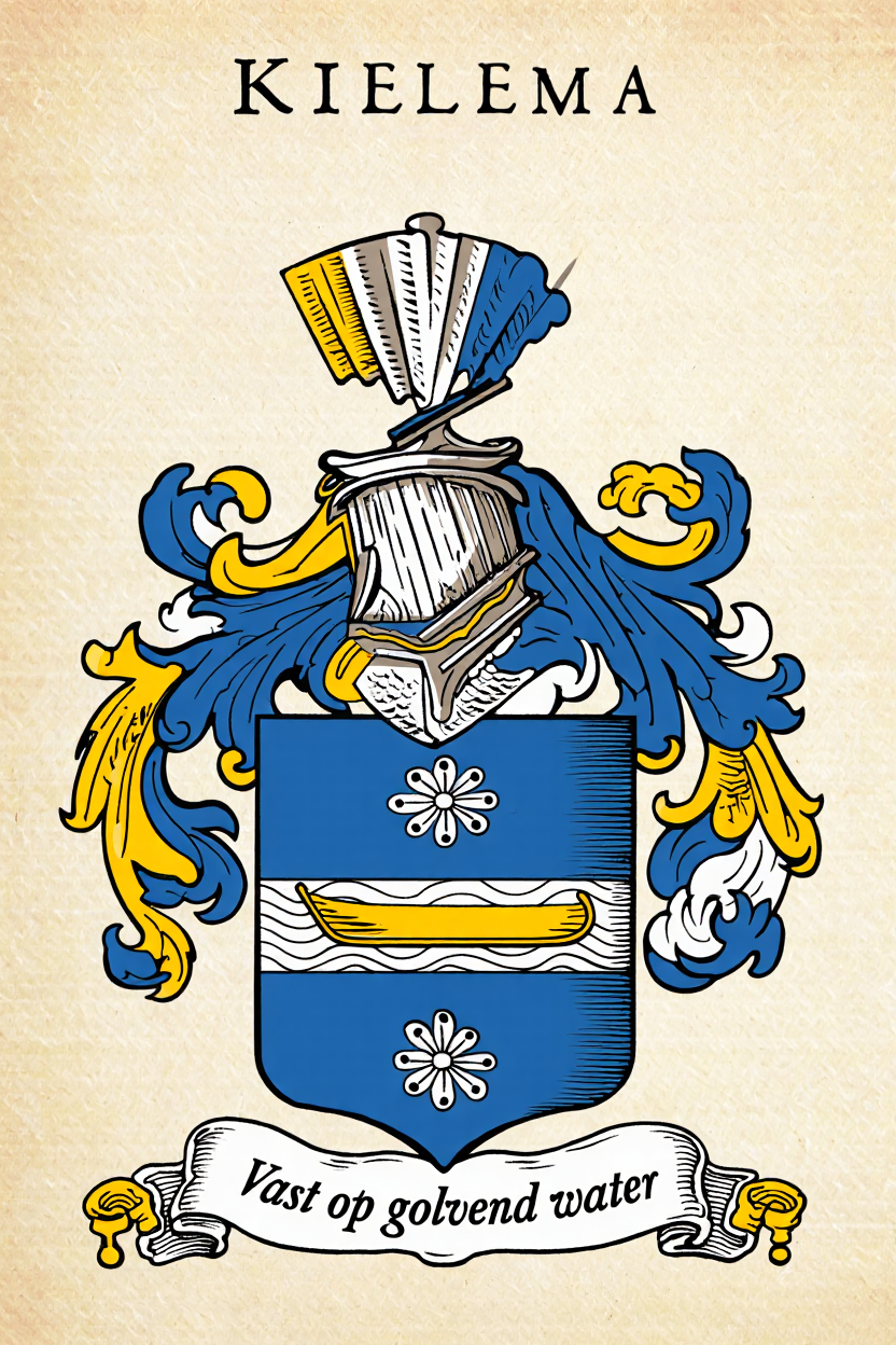 Familiewapen van de achternaam KIELEMA