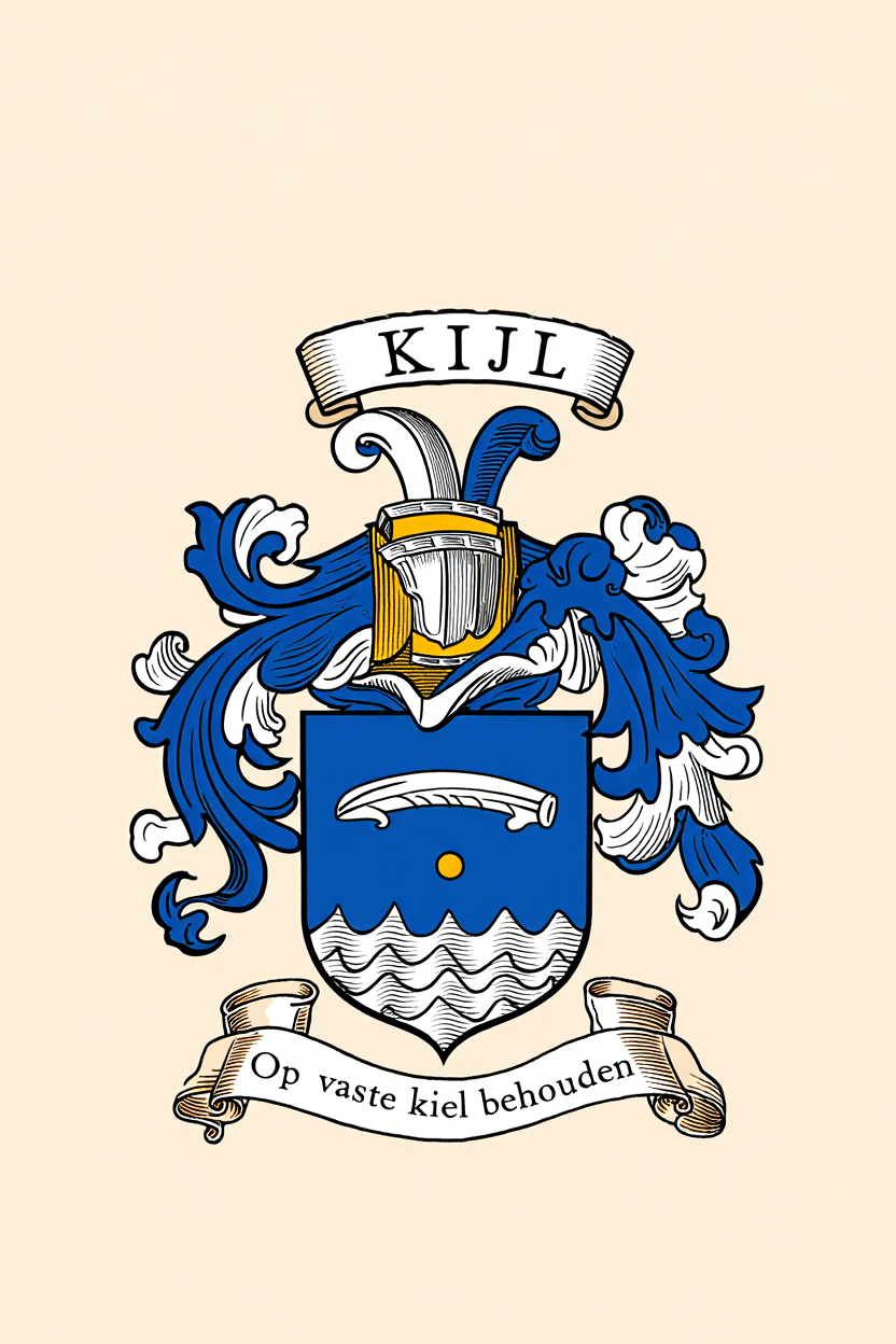 Familiewapen van de achternaam KIJL (vergrendeld)