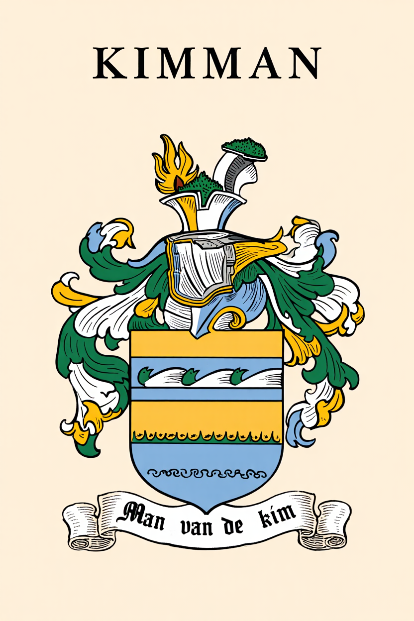 Familiewapen van de achternaam KIMMAN