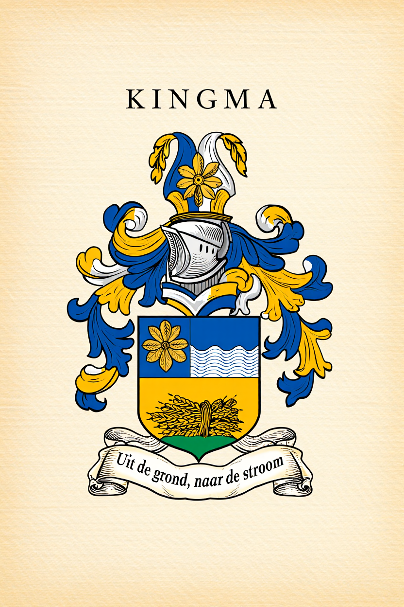 Familiewapen van de achternaam KINGMA