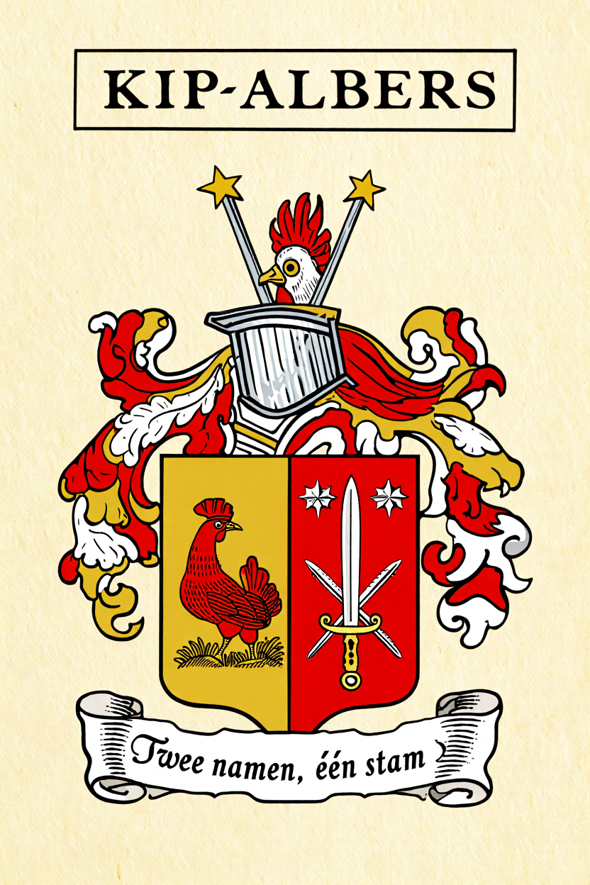 Familiewapen van de achternaam KIP-ALBERS