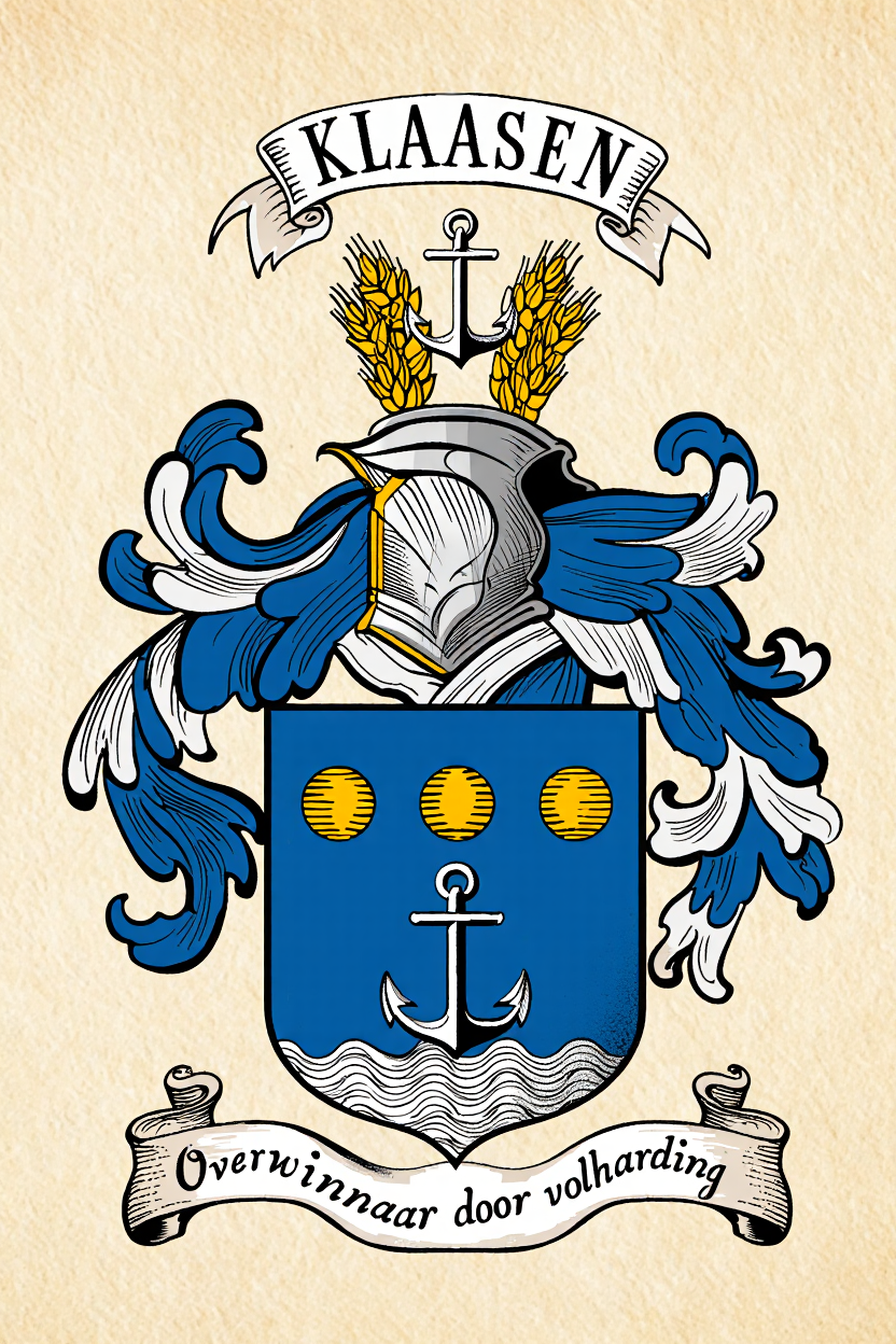 Familiewapen van de achternaam KLAASEN