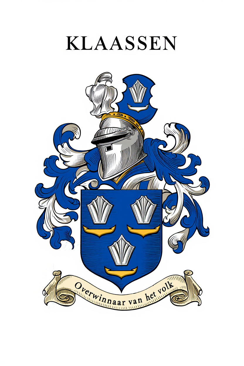 Familiewapen van de achternaam KLAASSEN