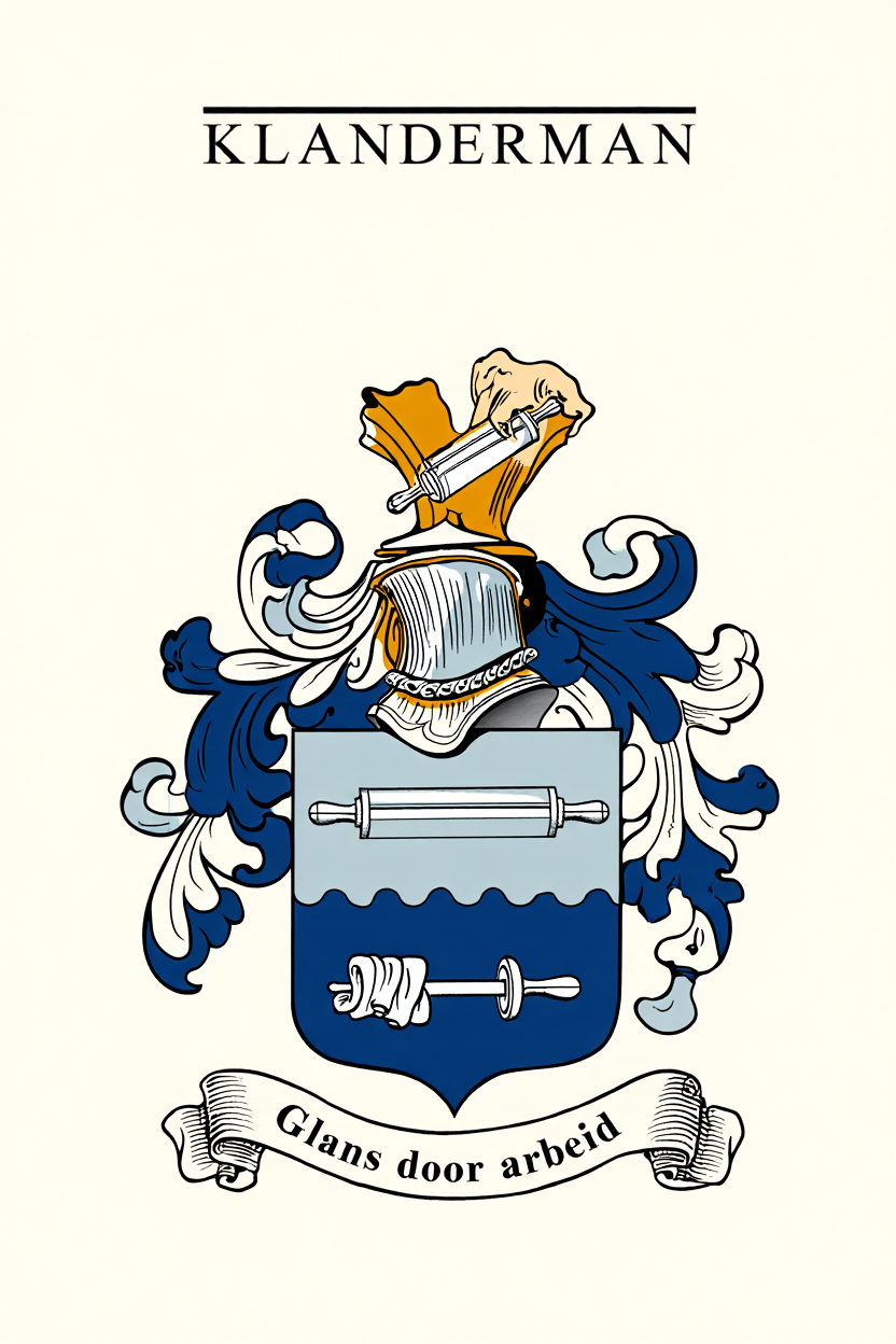 Familiewapen van de achternaam KLANDERMAN