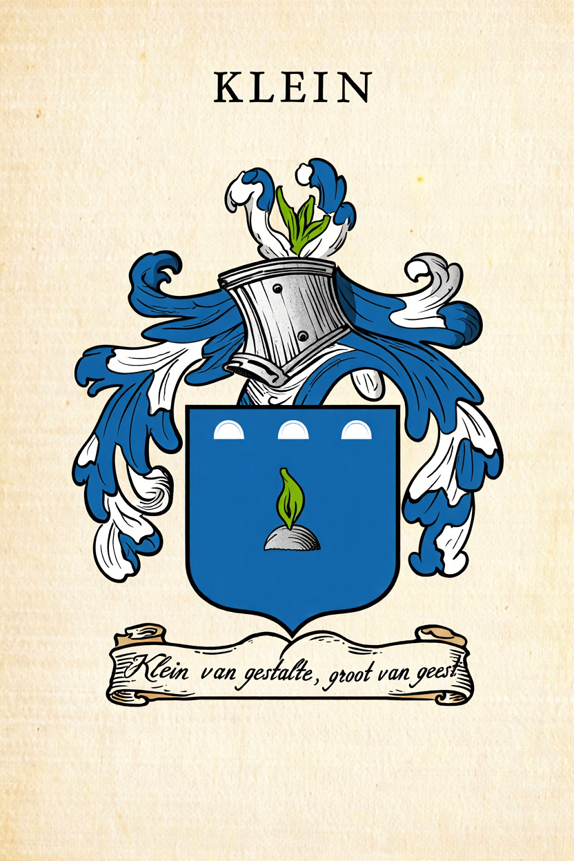 Familiewapen van de achternaam KLEIN