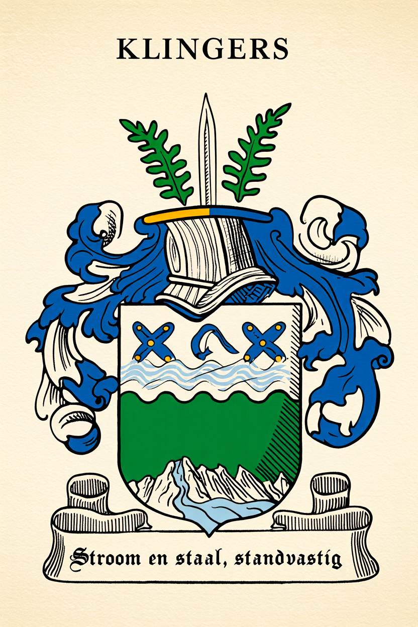 Familiewapen van de achternaam KLINGERS